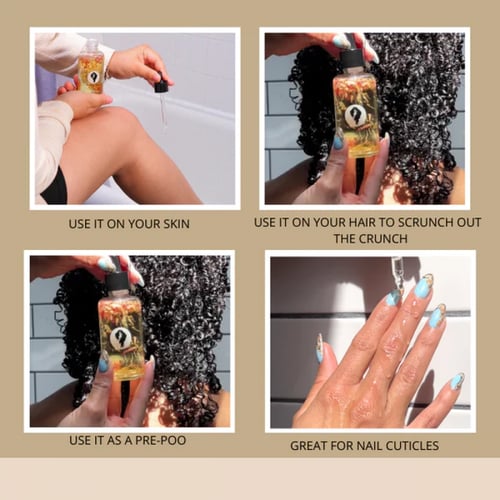 زيت خفيف مع بتلات الزهرة الأبديه من باونس كيرل