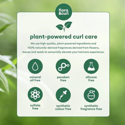 فلورا اند كيرل - رغوة تكثيف الشعر برائحة الكركديه...