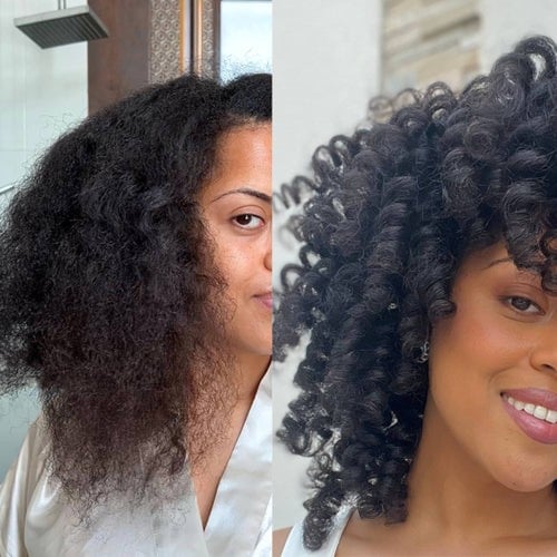 فلورا اند كيرل - رغوة تكثيف الشعر برائحة الكركديه...