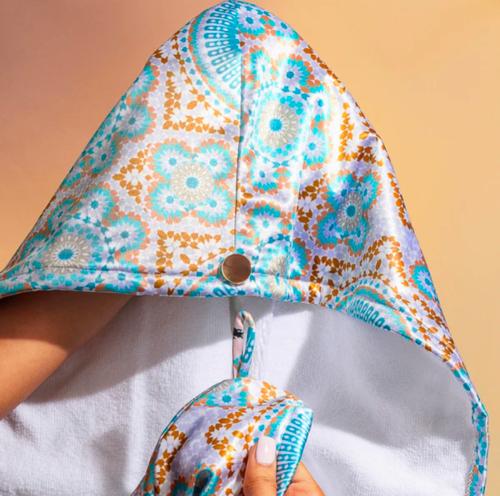 عمامة ساتان وميكروفايبر من Bounce Curl – لتجفيف لط...