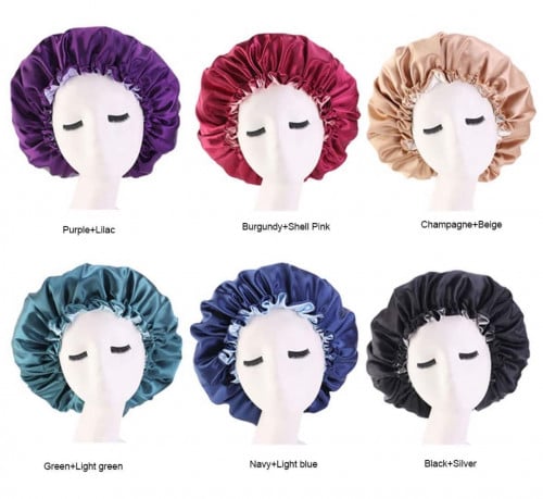 كاب ساتان عادي بوجهين .