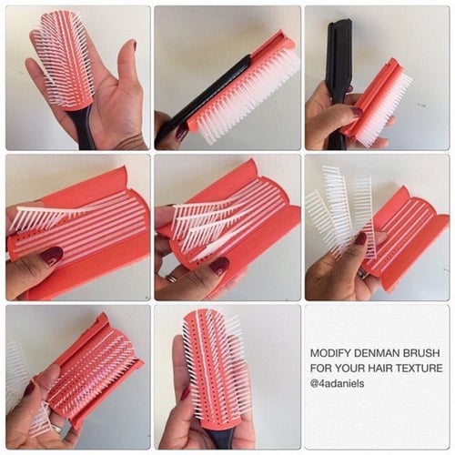 فرشاة تسريح دينمن الكلاسيك أسود