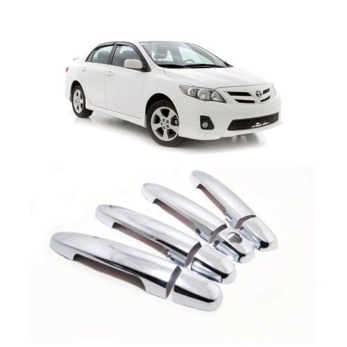 غطاء مقابض كروم تويوتا كورولا 2008 - 2013