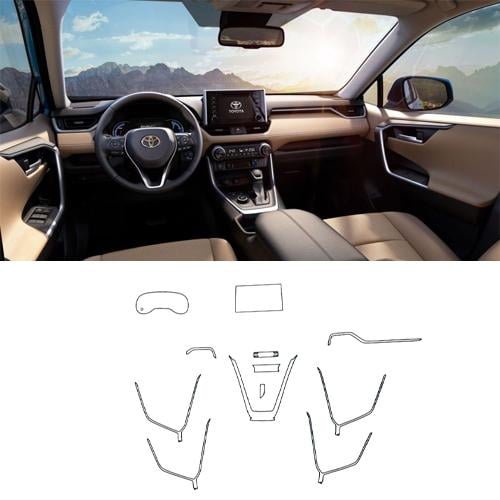 لاصق حمايه PPF داخلية تويوتا راف فور 2019 - 2025