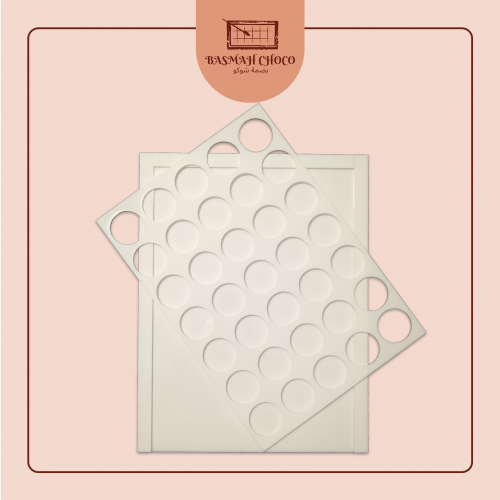 قالب دائري لطباعة الشوكولاته 3.5*3.5