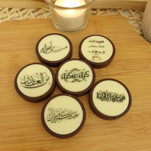 قالب سلكون شكل دائري لصنع 6 حبات