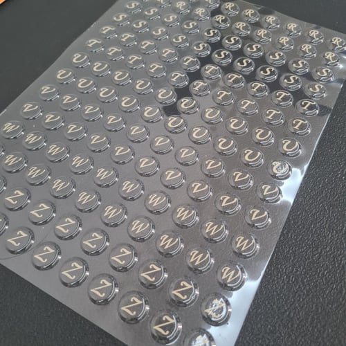 مجموعة احرف مقاس 2 سم