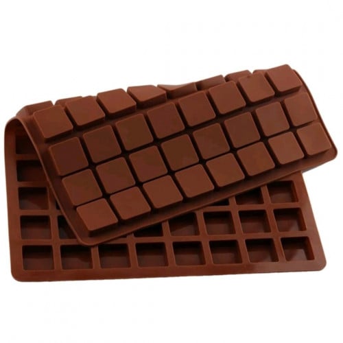 قالب سلكون شكل مربعات 80 فتحه.