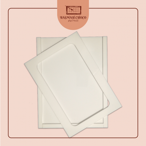 قالب مستطيل بزوايا مقوسه لطباعة الشوكولاته 15*20 س...