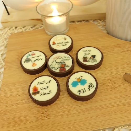 قالب سلكون شكل دائري لصنع 6 حبات