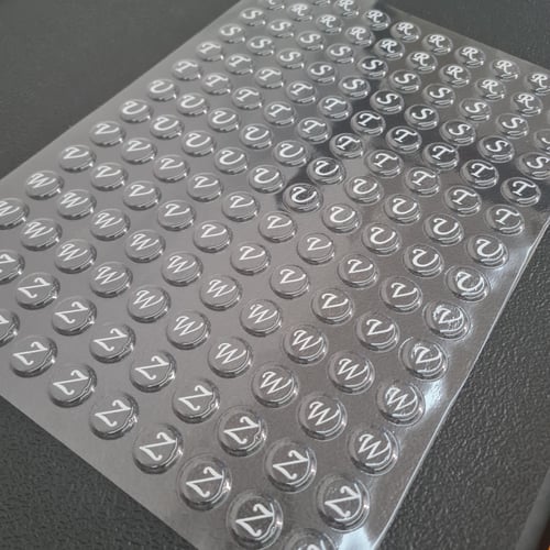 مجموعة احرف مقاس 2 سم