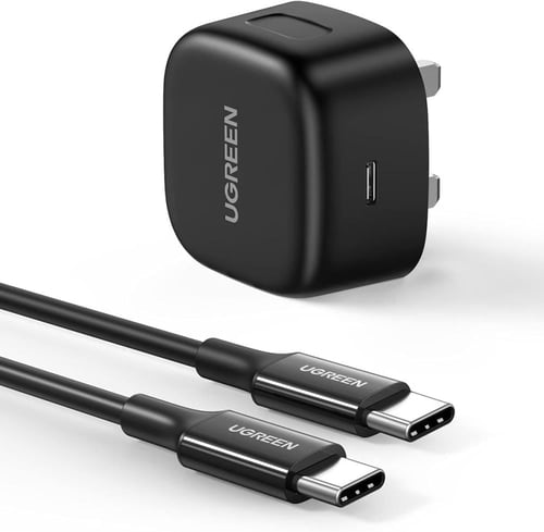 فيش 25w + كيبل تايب سي طرفين 2 متر من UGREEN