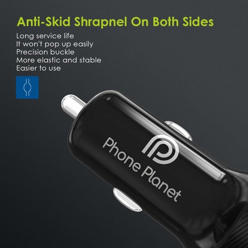 شاحن سيارة بقوة 38W مخرج PD + USB من فون بلانت
