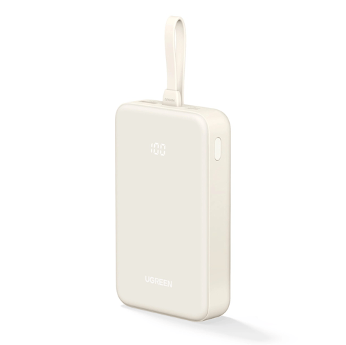 بطارية متنقلة 20000 مع كيبل تايب سي مدمج من UGREEN