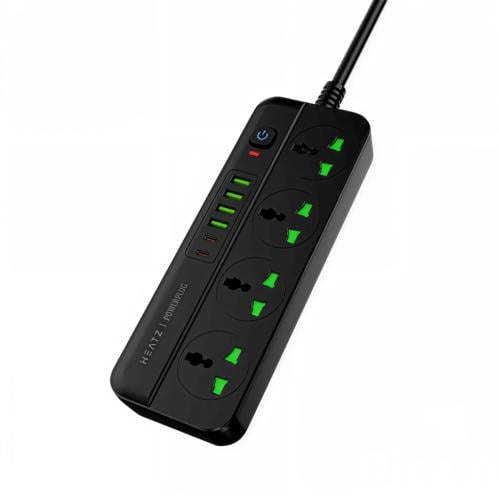 توصيلة كهرباء 3000w و 4 منافذ USB و2 منفذ PD