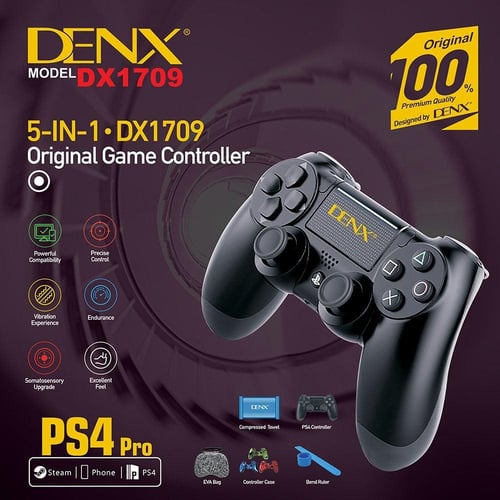 يد تحكم للالعاب من DENX متوافقة مع بلاستيشن 4