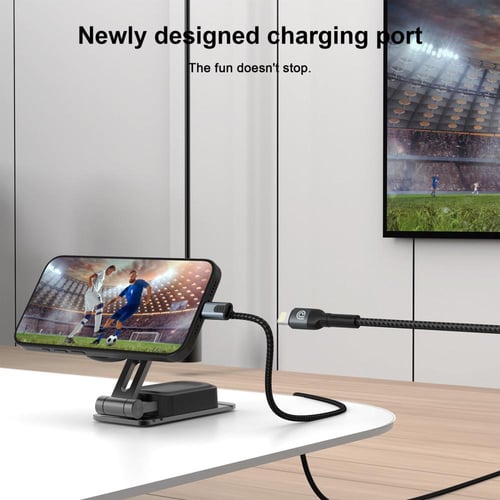 وصلة HDMI للايفون لعرض شاشة الجوال على التلفزيون م...