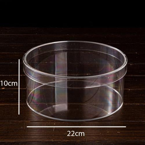 علبة اكريليك دائرية