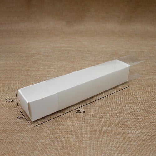 علب هدايا بغطاء شفاف منزلق