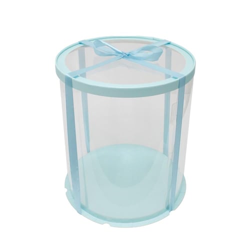 علب تورته شفافة دائرية