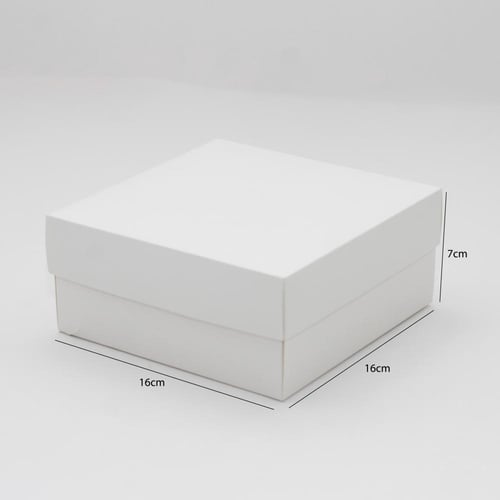 علبة تغليف ورقية بغطاء منفصل