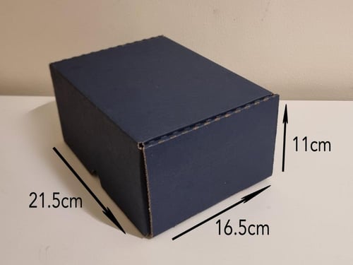 كرتون شحن لون ازرق