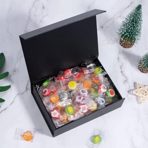 علب هدايا مقوى 35*25*12 سم بشريطة