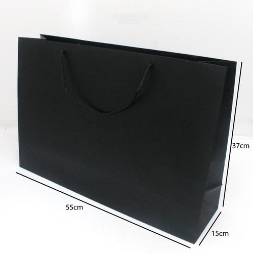 أكياس ورقية مقاس 55*15*37 سم بعدة الوان