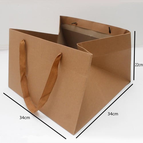 أكياس ورقية لون كرتوني