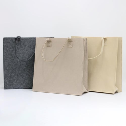 أكياس قماش مقوّى بمقبض علوي