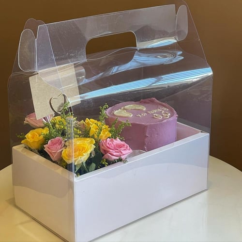 علب كيك كوري فاخرة بعدة الوان