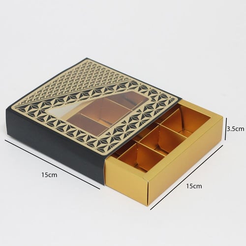 علب شوكولاتة مقسمة 9 قطعة