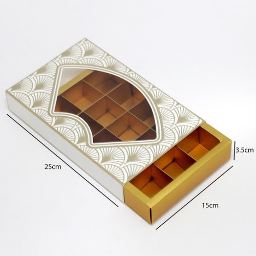 علب شوكولاتة مقسمة 15 قطعة