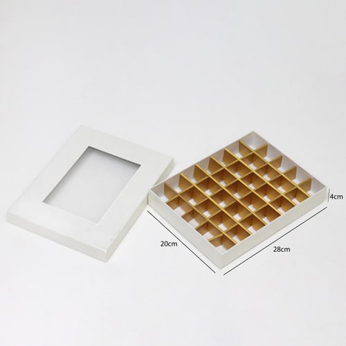 علب شوكولاتة مقسمة 35 قطعة