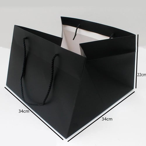 أكياس ورقية لون أسود