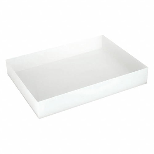 علب ورقية بغطاء شفاف ابيض