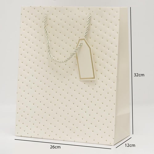 أكياس هدايا منقطة بألوان متعددة