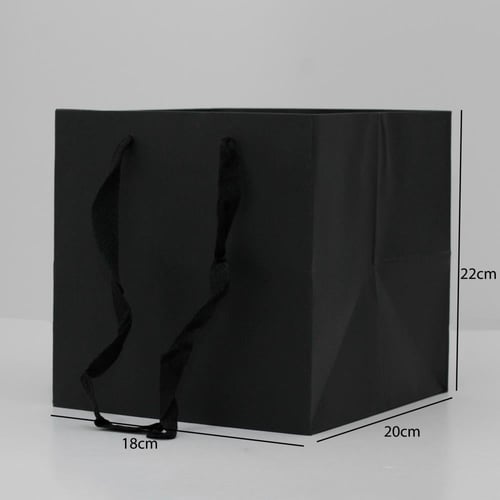 أكياس ورقية لون أسود