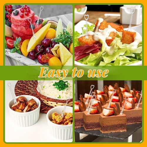 تغريسات شفافة لتزيين المشروبات والحلويات على شكل ق...