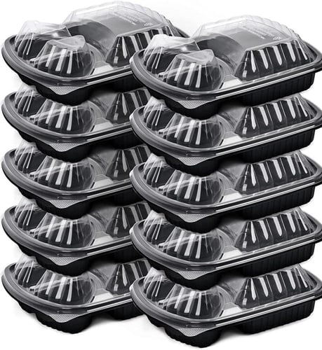 صحون ميكرويف ثلاثي سادة