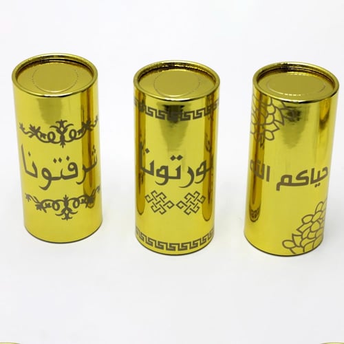 علب مناديل اسطوانية بعده الوان