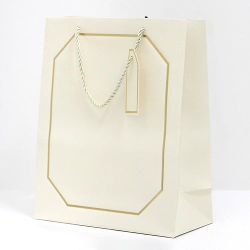 أكياس هدايا بإطار ذهبي