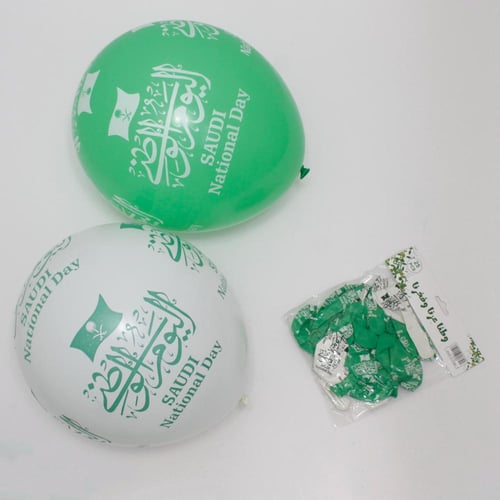 بالونات اليوم الوطني السعودي بطبعات مميزة