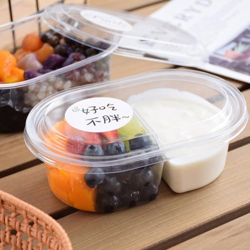 علب بلاستيك شفافة للحلويات