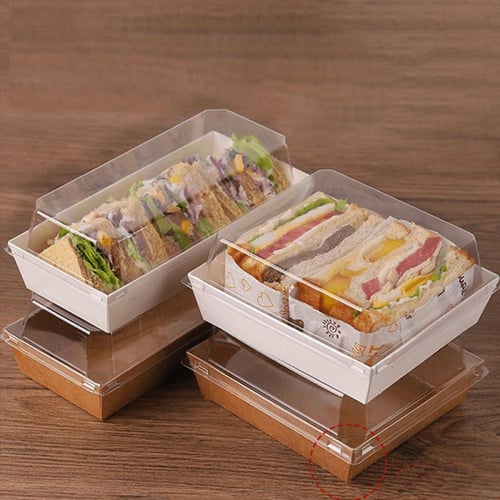 علب ورقية محكمة الغلق لحفظ وتقديم الأطعمة