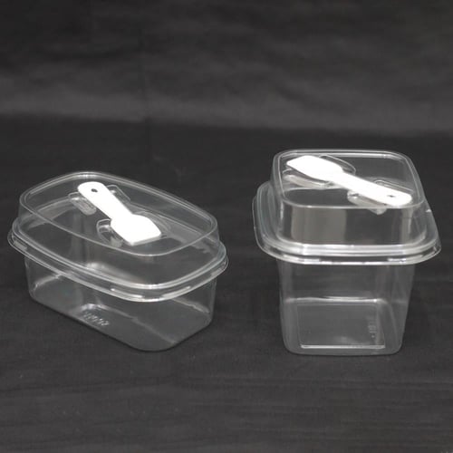 علب بلاستيك للآيسكريم والحلويات