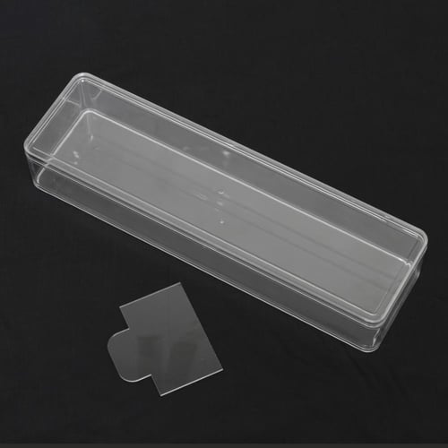 علبة تقديم حلا أكريليك مع قاطع