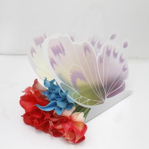 حامل باقة ورد بمسكة يد