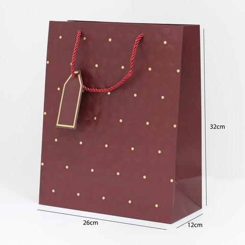 أكياس هدايا مزخرفة بتصميم ورد