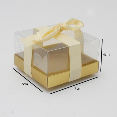 علب توزيعات شفافة